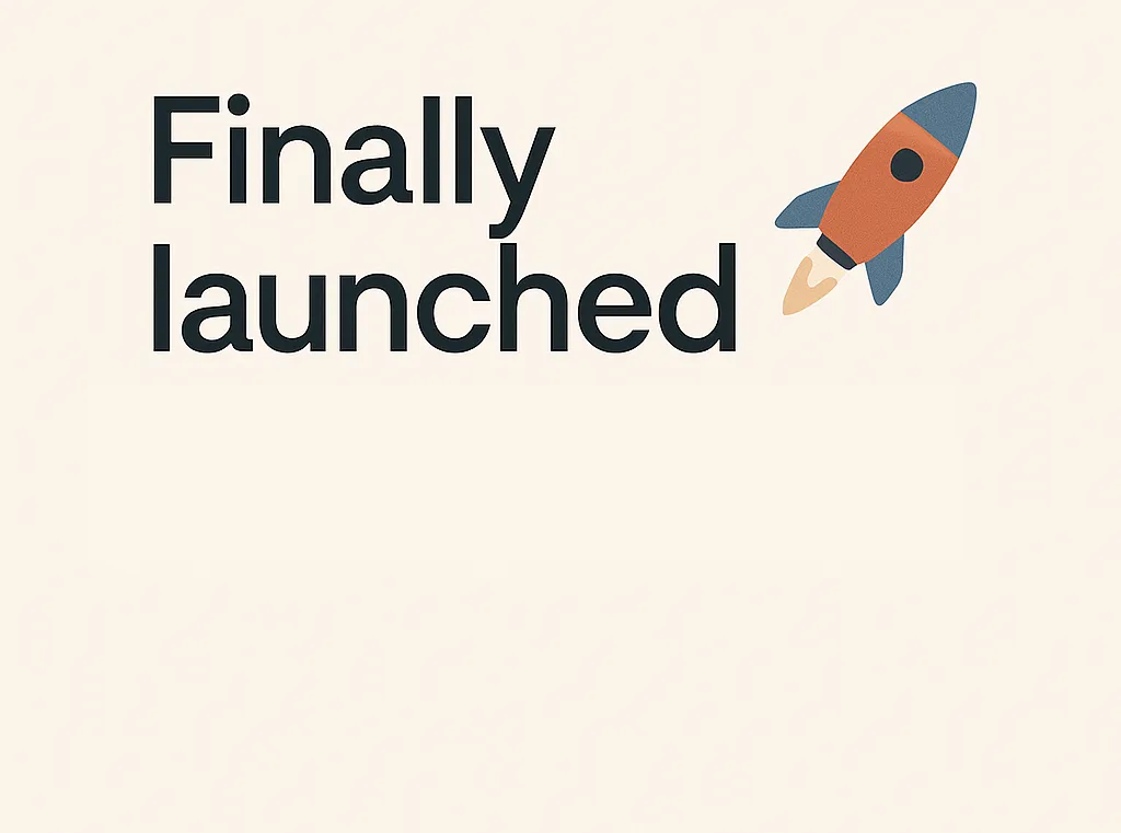 Finally launched my portfolio article image